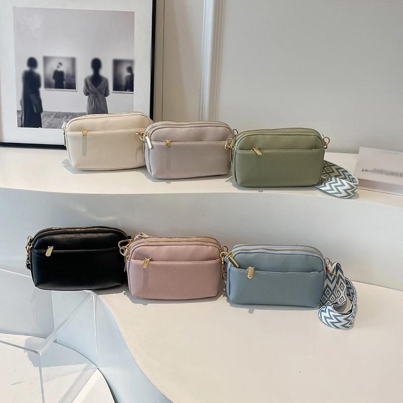 Borsa a Tracolla Vegana Chic Minimalista e alla Moda Borsa a Spalla in PU per Donna Semplice e Versatile Piccola Borsa Quadrata