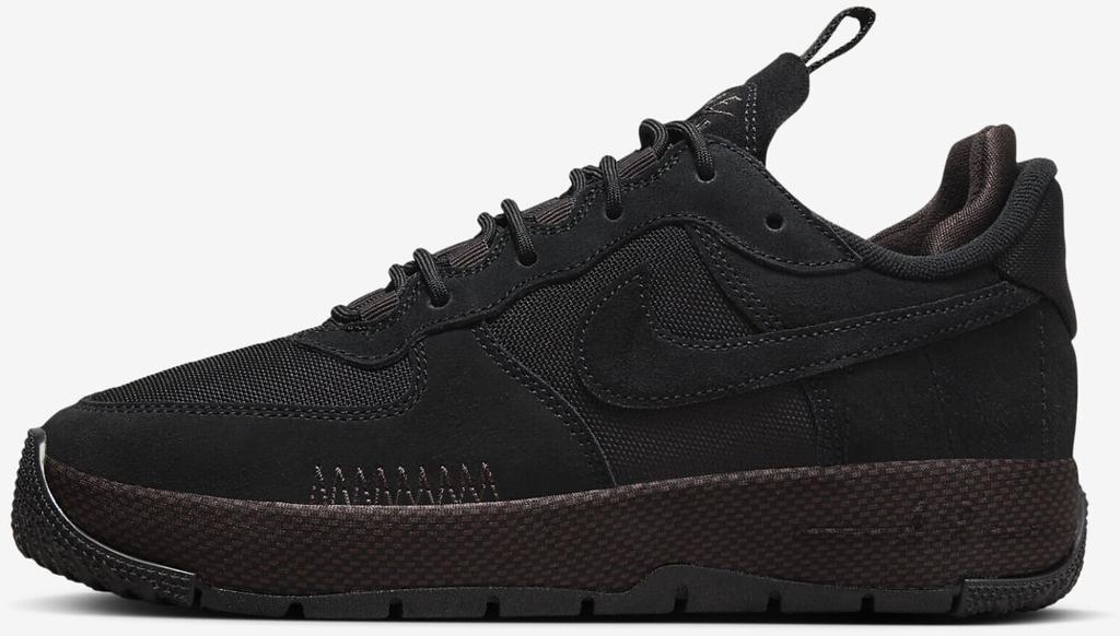 Nike Air Force 1 Wild Women (FB2348) черный/бархатный коричневый/кедровый/черный