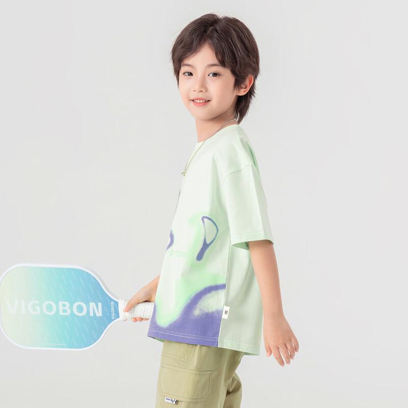 Jungen T-Shirt mit Graffiti-Print und kühlendem Gefühl