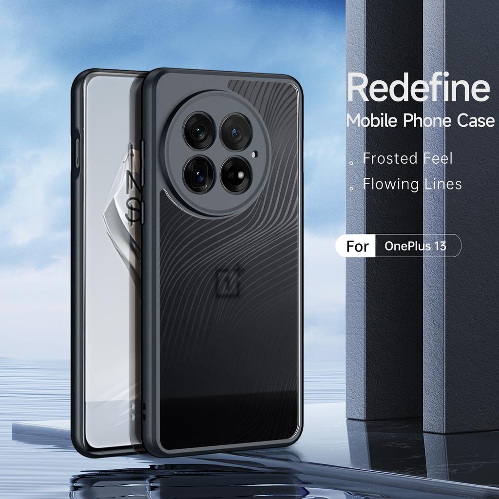 For OnePlus 13 Case DUX DUCIS Aimo Series TPU+PC Matte Drop-proof Phone Cover (REACH Certification)