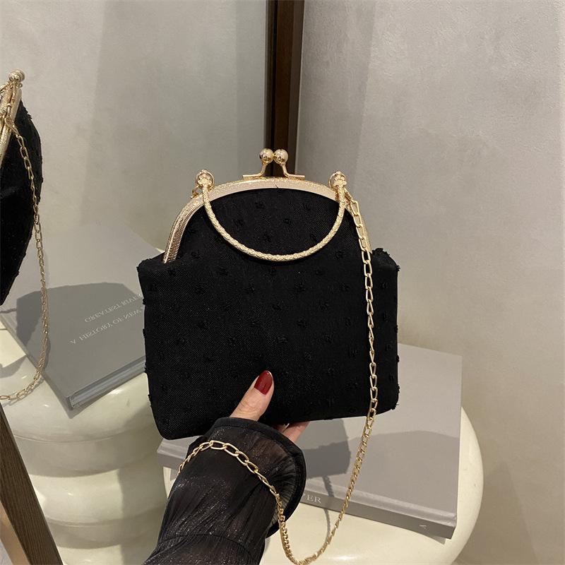 Fashi Elegant Dinner Shoulder Bags for Women Casual Ladies Chain Crossbody Bag Clutch Simple Female Phe Handbags Purse