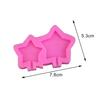 Easy Clean Silicone Easy Heat-resistant Chocolate Mold Demould Star Shape Lollipop Mould for Kitchen