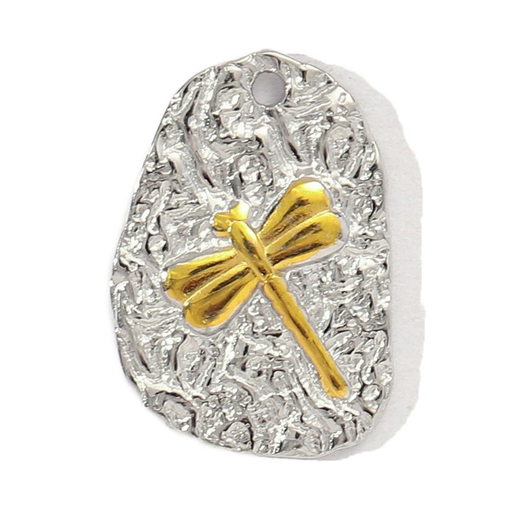 Elegante Zweifarbige Herz Mond Stern Schmetterling Biene Anhänger Titanstahl Halskette Charm 11 Stile Leicht Langlebiger Schmuck Geschenk