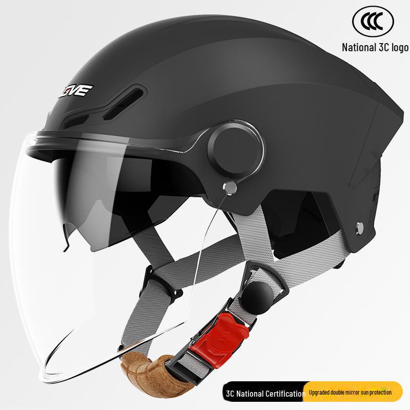 

3C сертифицированный электрический аккумуляторный мотоциклетный полушлем с защитой от солнца для мужчин и женщин