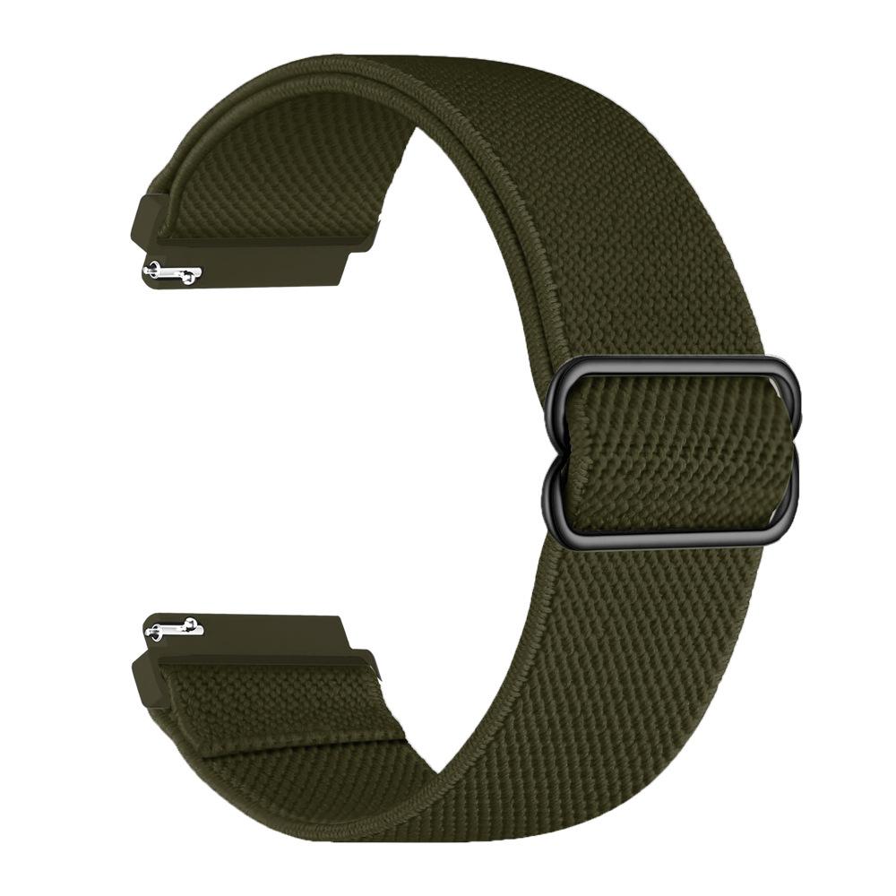 Nylon Strap for Samsung Galaxy Watch 7 FE 6 5 4/Gear S3 Adjustable Bracelet for Amazfit Balance 2/Bip 6 5/GTR 4/Active 2 3/GTS 4
