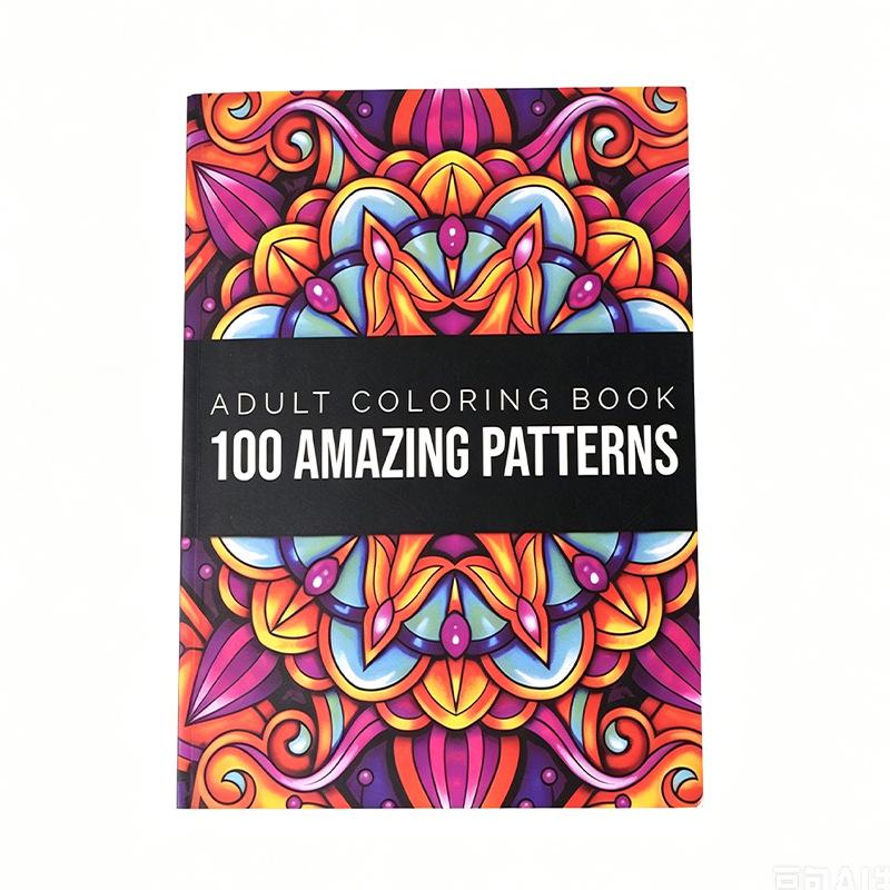 Mandala Coloring Book: 100 Easy Tear-Out Sheets with Unique Patterns for DIY Adult Stress Relief.