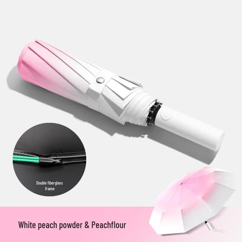 Automatic Three-Fold Gradient Sun/Rain Umbrella