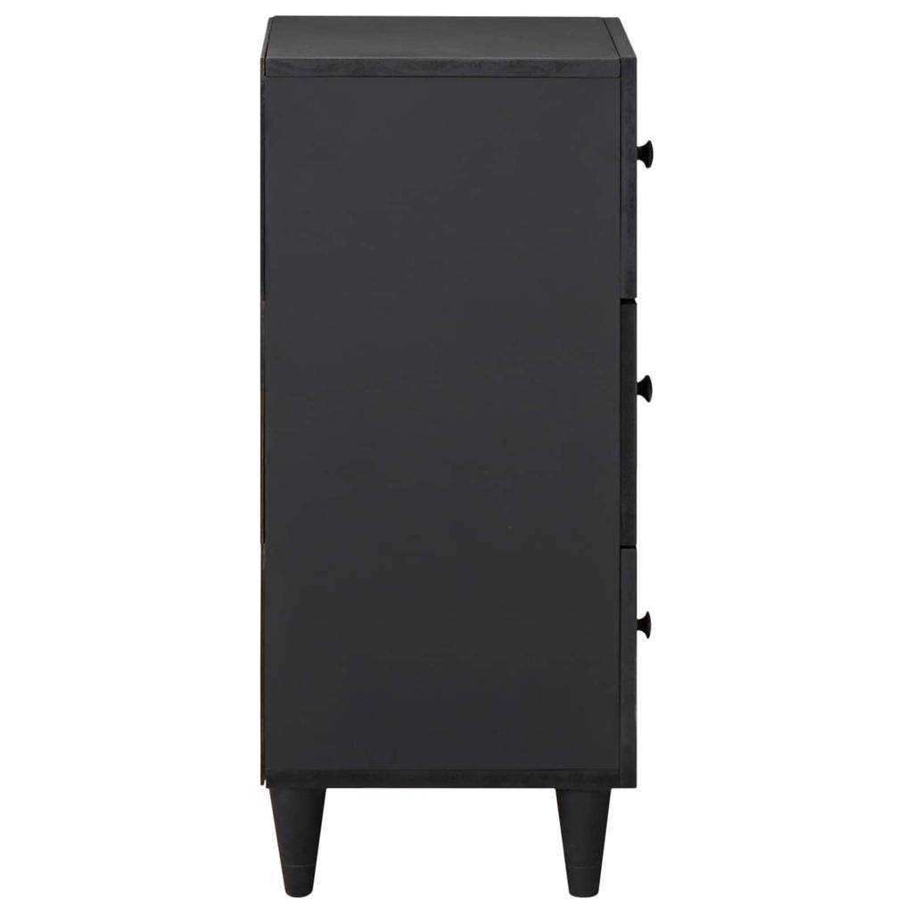 Storage Cabinet Multi Colored 40 X 33.5 X 75 Cm Solid Mango Wood