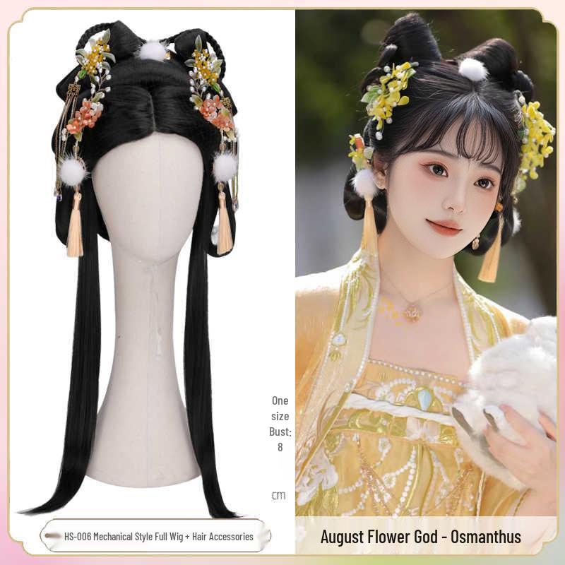 Conjunto de Peinado Doce Diosas Florales: Exquisitos Accesorios para el Cabello de Flor de Camelia de Seda