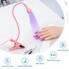 Lampy LED do paznokci 3W Elastyczna lampa Gooseneck Szybkoschnąca suszarka do paznokci Manicure Żel Lakier Utwardzający Światło do Paznokci Żelowych