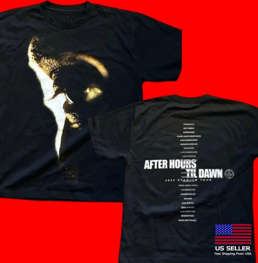 Новая одежда The Weeknd After Hours Til Dawn Tour Футболка унисекс всех размеров XXXL