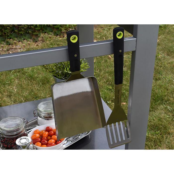 Spatule - Cook'in Garden - Aimantée - Bords Relevés - Idéale Pour Plancha - 0.33 Kg