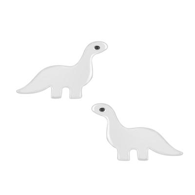 Roztomilé náušnice s brontosaurem - 925 Sterling Silver
