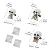 Skull Car Vent Clips Air Freshener Spooky Skeleton Halloween Auto Decor Long-Lasting Vent Clips Skull Air Freshener For Interior