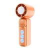 Intelligent Digital Display Portable Cooling Fan Mini Size 360° Turbine High-Speed Cooling Fan USB Charging Violent Force