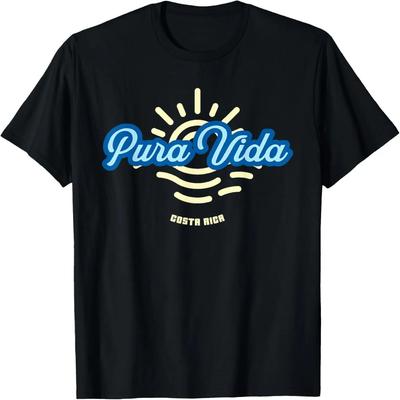 Golden Sunset Pura Vida Costa Rica T-Shirt