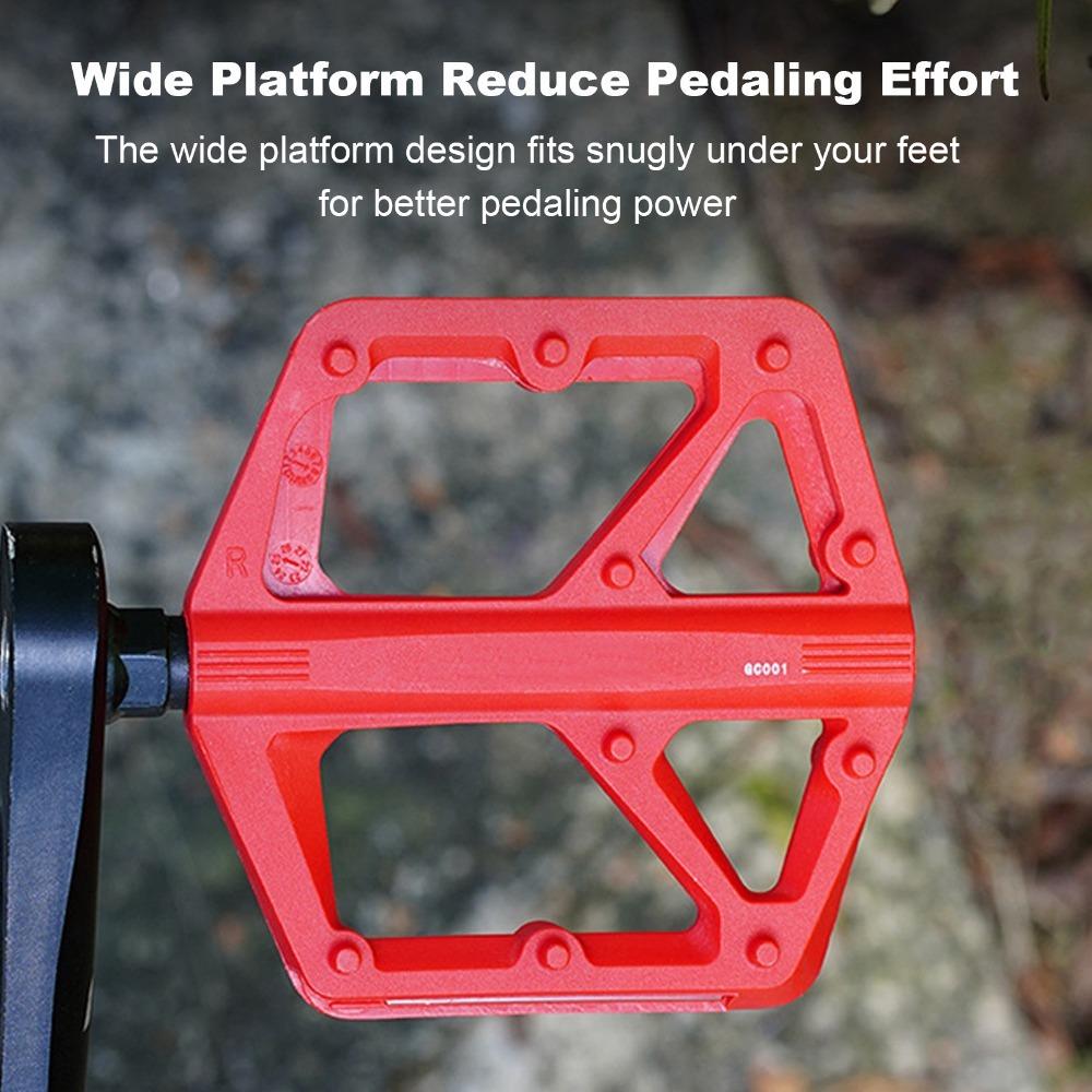 Doppelte DU Fahrradpedale Borstahlachse Fahrrad Plattformpedale Fahrradpedale Radsport Upgrade