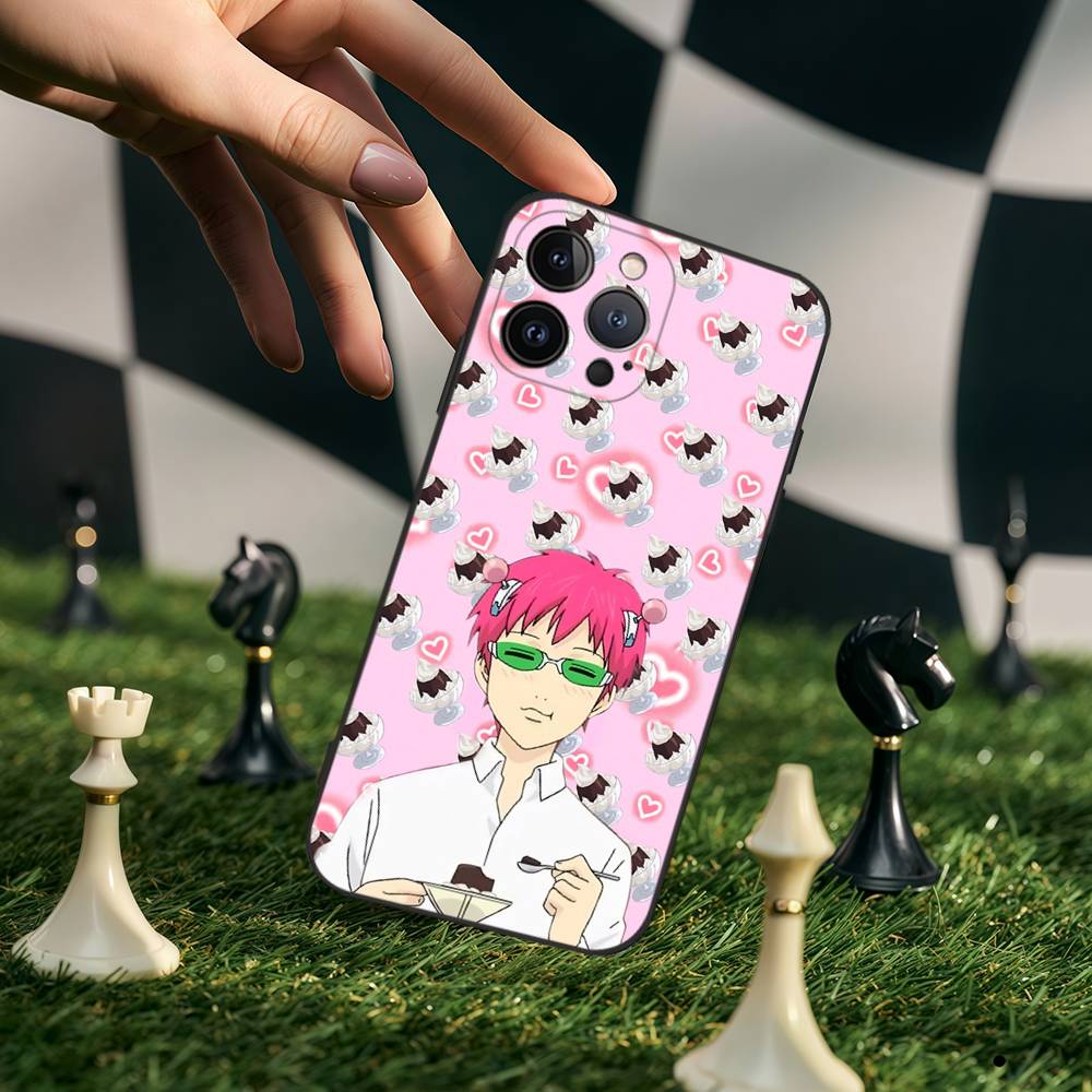 

The D-Disastrous Life Of Saiki K Phone Case For IPhone 17 16 15 14 13 12 11 Pro Max Plus Mini Soft Shockproof TPU iPhone 13 pro