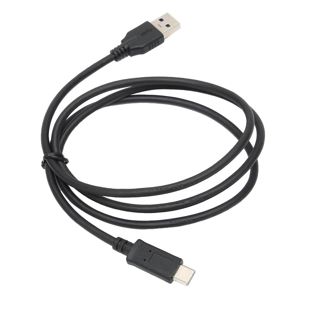 Charging Cable Black PVC 1 Meter Fast Speed TypeC USB3.1 to USB3.0 Charger Cord