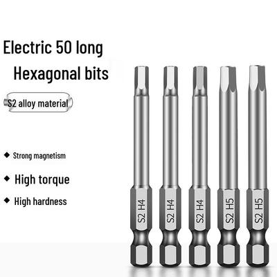 Magnetisches Sechskant-Luftschrauberbit-Set (1,5-10mm, 50mm lang)