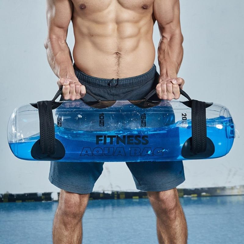 Adjustable Water Weight Training Bag Water Weight Workout Sandbag Stability Fitness Equipment For Strength Training