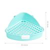 Large Capacity Triangle Toilet Mini Pet Urine Bowl Placed in The Corner of The Wall Appropriately A Variety of Color Options