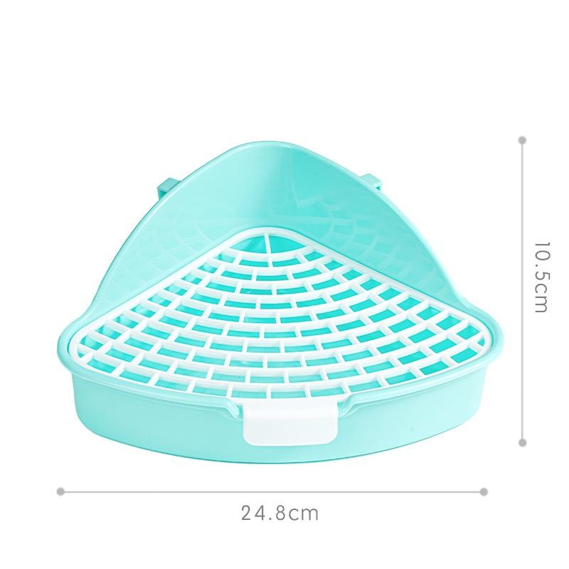 Large Capacity Triangle Toilet Mini Pet Urine Bowl Placed in The Corner of The Wall Appropriately A Variety of Color Options