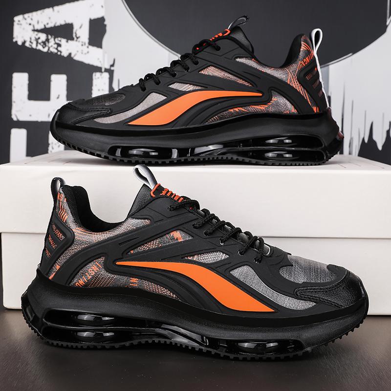 Outdoorová obuv pro muže šněrovací pánské vulkanizované boty zimní muž tenisky na platformě smíšené barvy pánská obuv pro volný čas