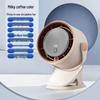 Wall-Mounted Digital Clip Fan with Timer, 100 Speed Settings, USB, Desktop and Household Use