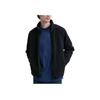 UNIQLO Fleece Series Stand Collar Zipper Solid Color Plush Jacket Unisex jackets Black 460328-09