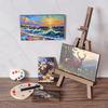 Mini Dollhouse Painting Easel and Palette Ornament - DIY Decorative Scene Accessories