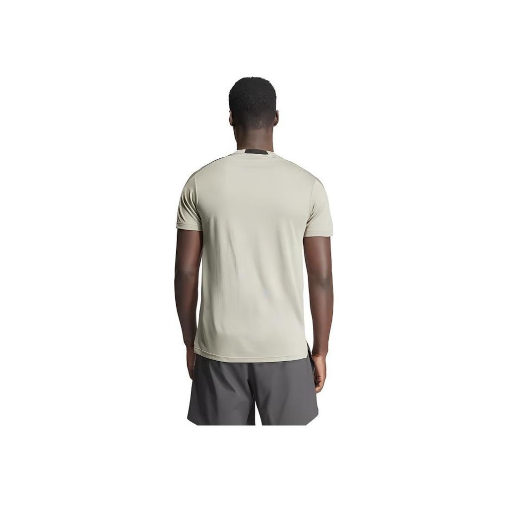 Adidas Casual Sports Short Sleeve T-Shirt Men Tops Gray IS3738