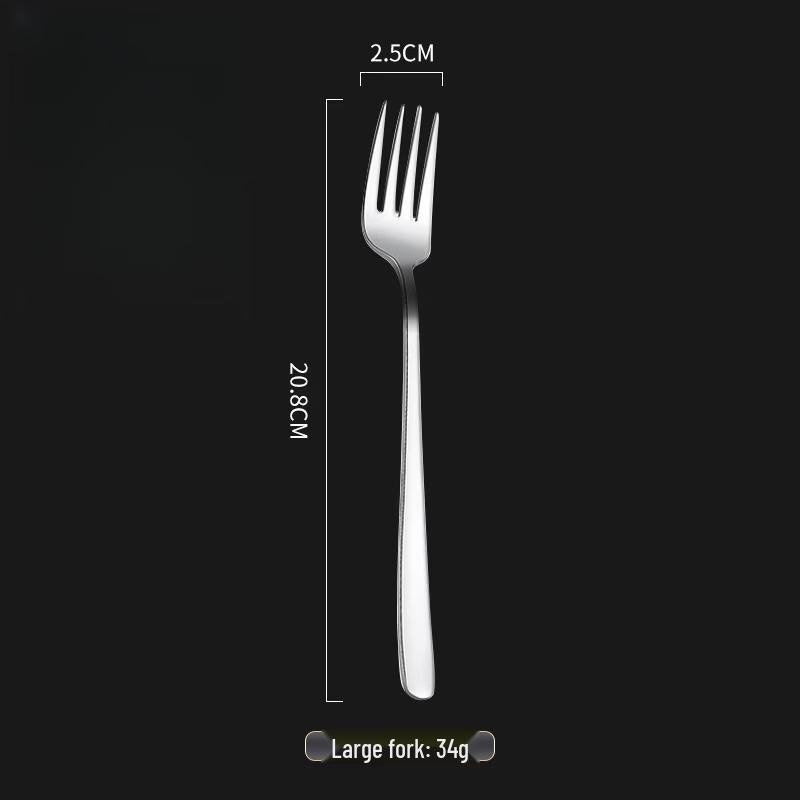 

Ru Han 304 Stainless Steel Large Dinner Forks - Set of 4