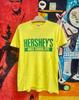 Vintage 70s Hershey Milk Chocolate Pop Culture Art Advertisement 70s Style Celebrity Fashion T Shirt / Vintage 70s Fashion Style Punk Size M