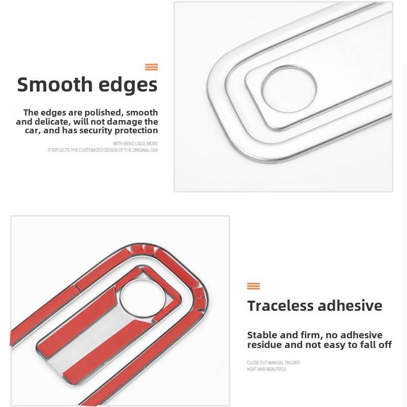 2025 Gorące grille wyścigowe do Mercedes-Benz W223 Klasy S 2021-2025 produkty do wnętrza S400L S450L 480L zmodyfikowany schowek na rękawiczki dekoracyjny