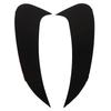 2pcs Rear Bumper Air Vent Spoiler Left Right Glossy Black Replacement for Mercedes?Benz C?Class
