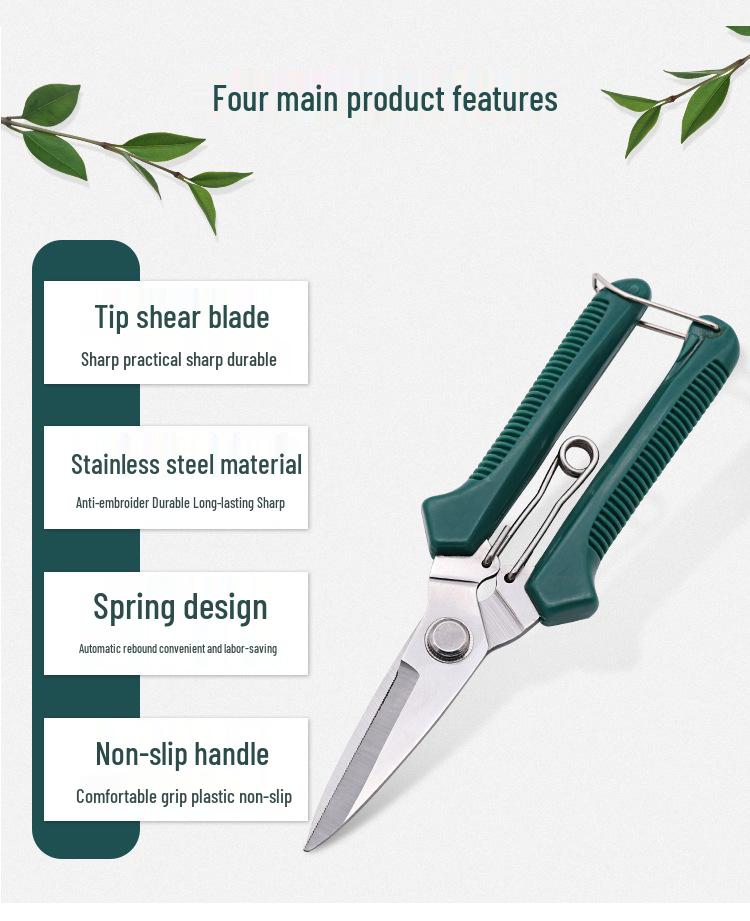 High Branch Pruning Shears and Fruit Picker Gardening Scissors