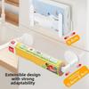 2Pcs Stretchable Cling Film Storage Rack Magnetic Hat Storage Holder Roll Paper Hanger  Dorm