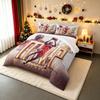 "Basketball MVP Design Non-Slip Bedding Set" Bedding Set (1 Duvet Cover, 2 Pillowcases, Duvet Not Included).