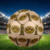 Borussia Dortmund Print Maat 5 Voetbal, PU Slijtvast Voetbal voor Wedstrijdtraining en Dagelijkse Oefening, Verjaardagscadeau voor Voetbalfans