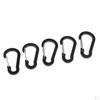 5 Pack Aluminum Carabiner Clip Set, D with , Keychain Buckle Hook for Keys Holder Organizer, Camping