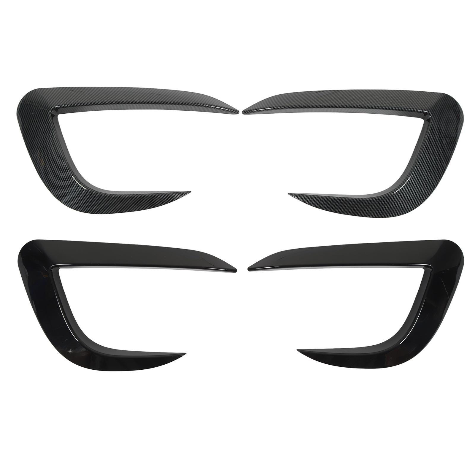 

2 шт. передняя противотуманная фара, накладка, рамка для бровей, бампер, спойлер, замена накладки для Tesla Model Y 202