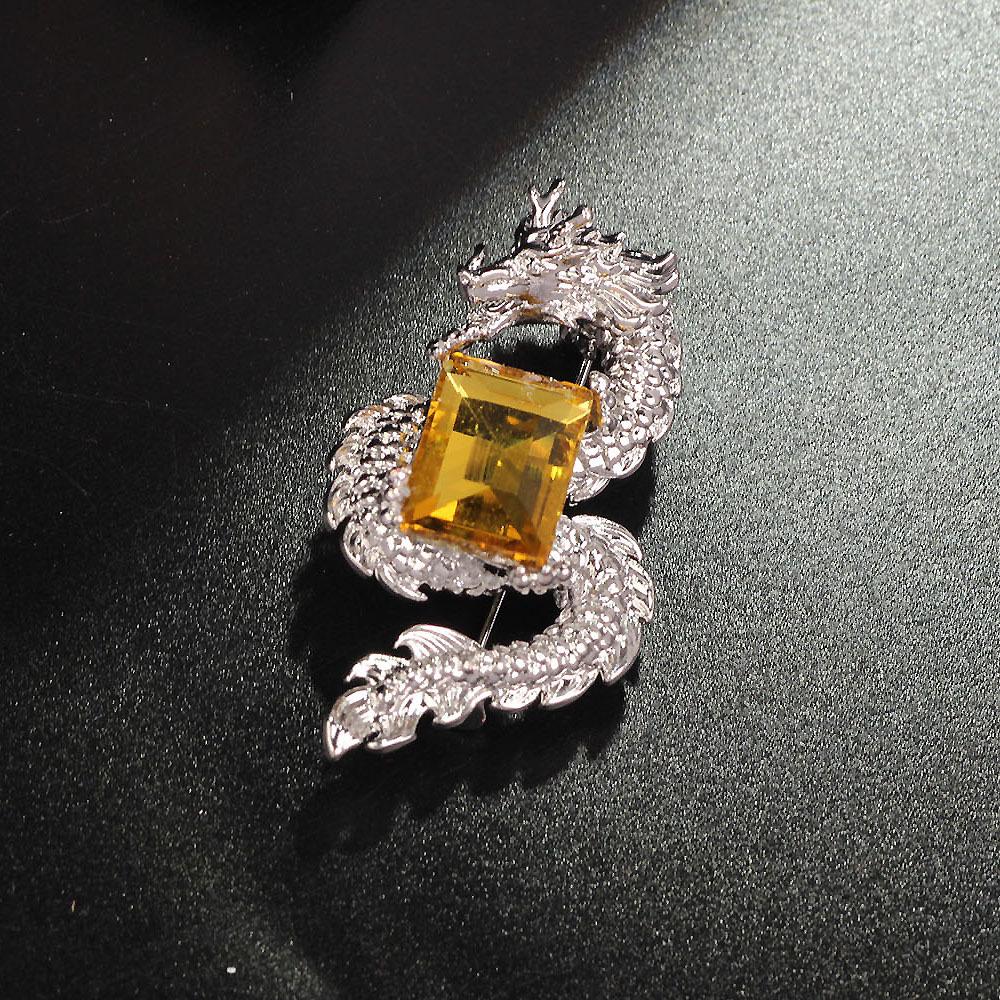 Elegancka niebieska korsaż do garnituru: Bauhinia Perła Broszka Pin zapobiegający ekspozycji dla kobiet