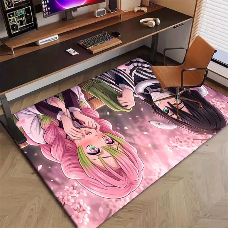 Mitsuri Kanroji1Printed Area Rug Carpet for Bedroom Living Room Home Decor Rugs Mat Non Slip Mat Rug for Bedside