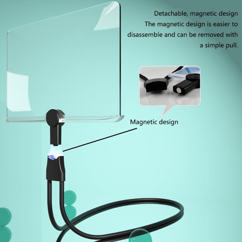 Loupe à lentille grossissante 1,8X pour personnes âgées, loupe à col de cygne flexible pour la lecture