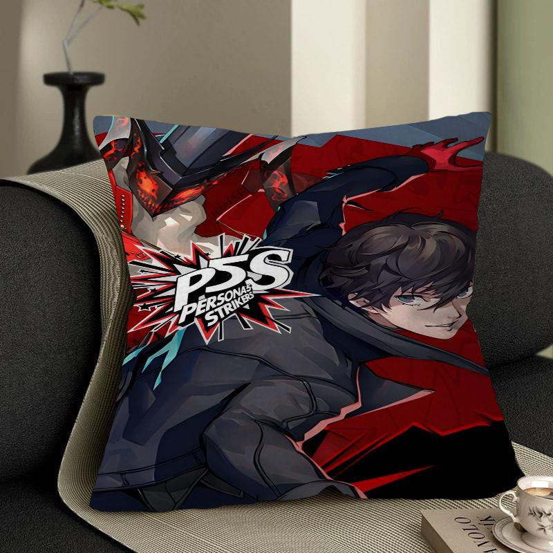 Persona 5 Gaming Pillow Cover Sofa Cushion Cover Home Room Decoration Children Gift