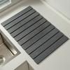 Large Dish Drying Mat Foldable Water-absorbing Diatomaceous Earth Mat Quick Dry Pad for Kitchen Counter