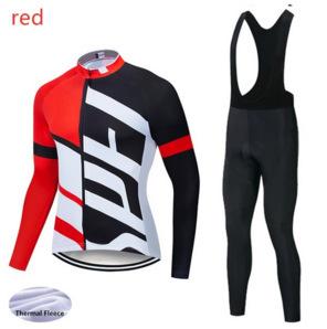 Fleece Warm Long Sleeve Set Men's and Women's Cycling Uniform Fleece Thickened Road Bike Clothes 2026 Winter Fleece Warm Cycling Suit Set