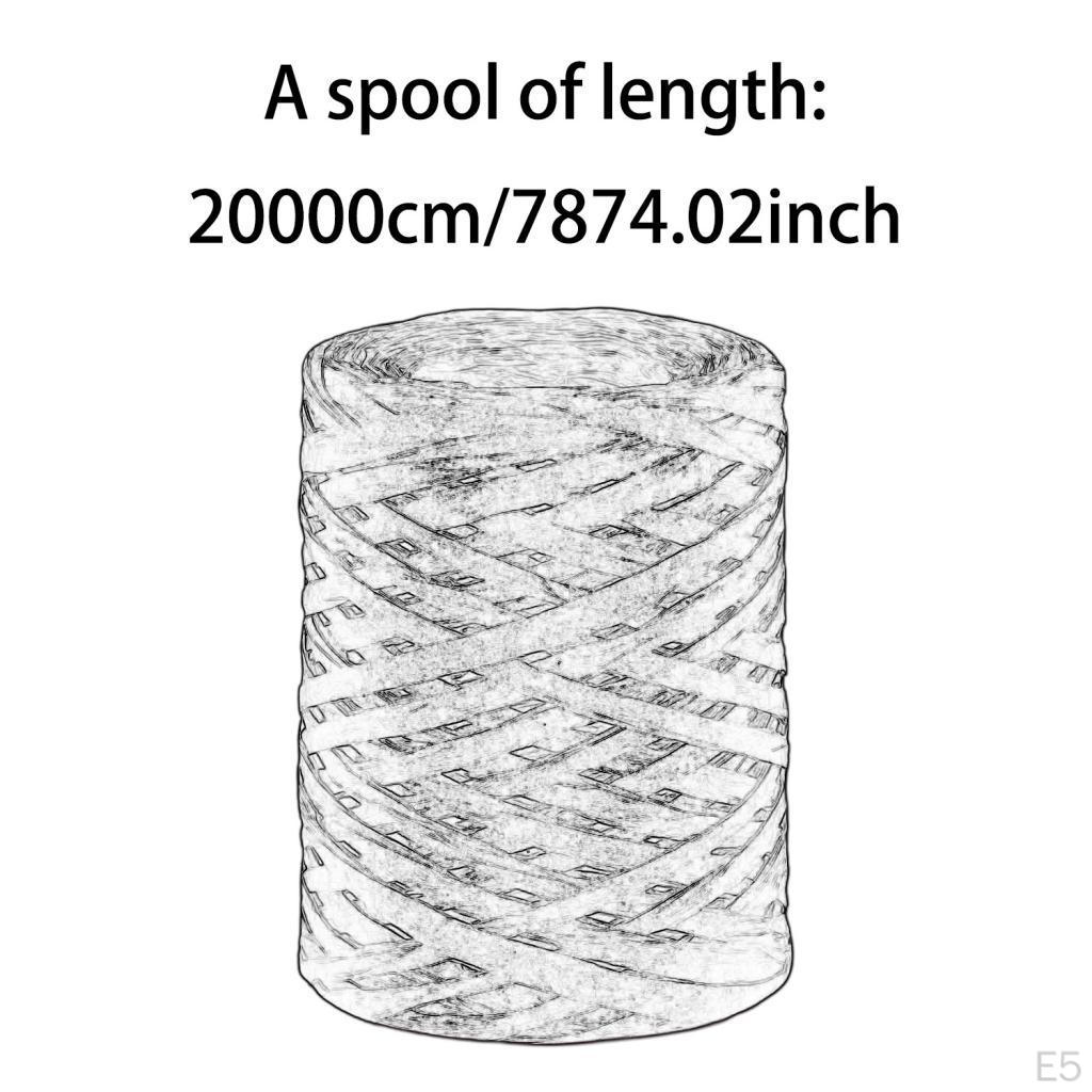 200M Raffia Twine Paper Rope for Craft Projects and Gift Wrapping