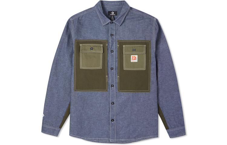 Converse Shirt Men s Light Azure Blue 10024167-A01 M